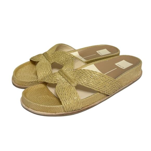 Dolce Vita Women’s Selda Slides in Light Natural - Size 10 - Picture 2 of 10